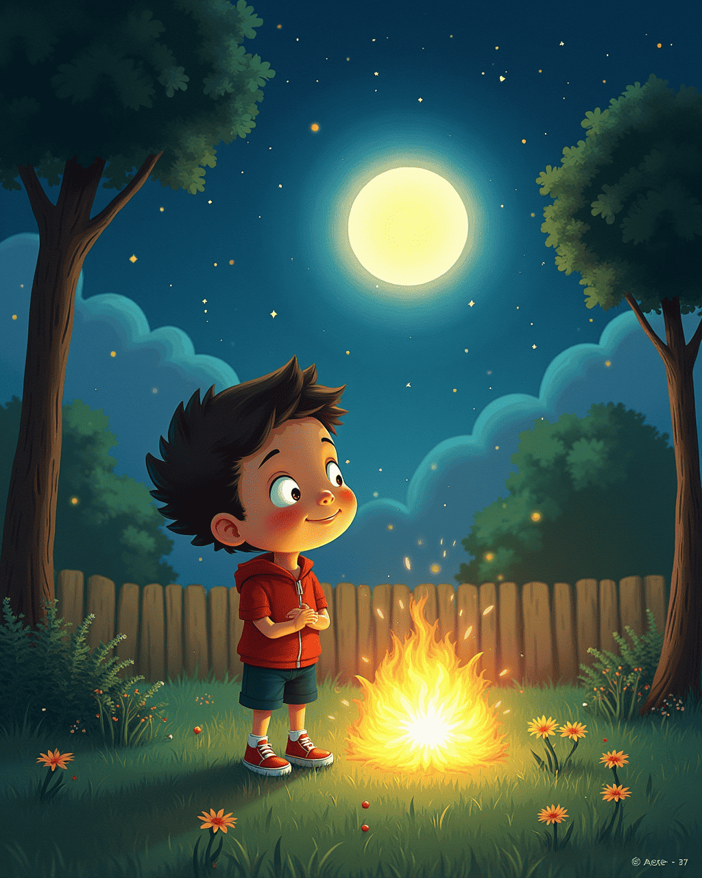 A Child Who Befriends a Black Hole