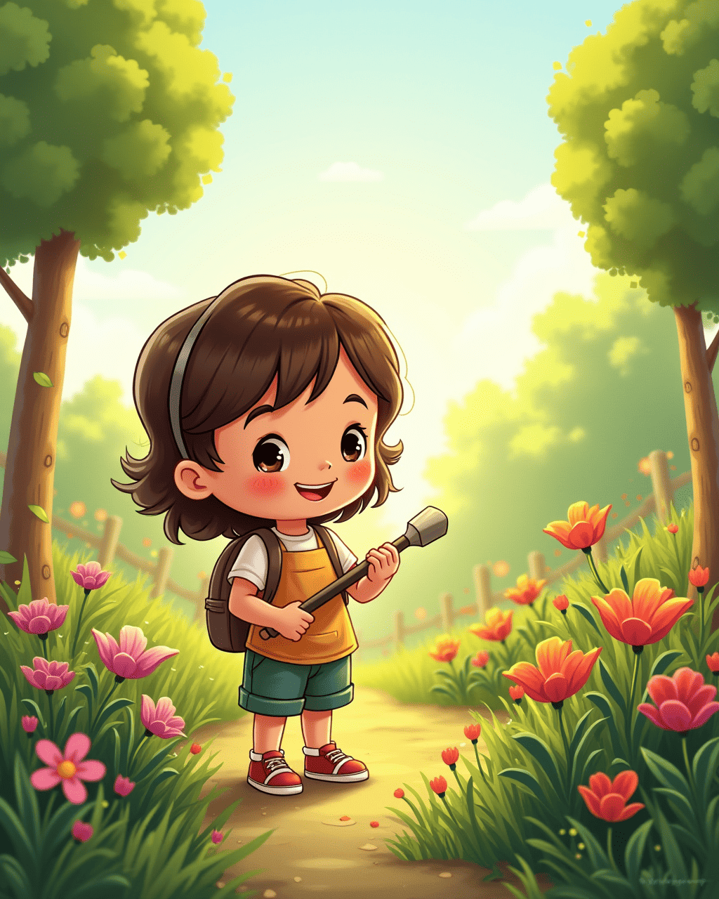 The Little Gardener and the Neighborhood Garden