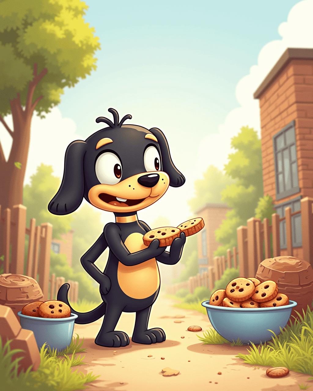 Bender the Baking Dog