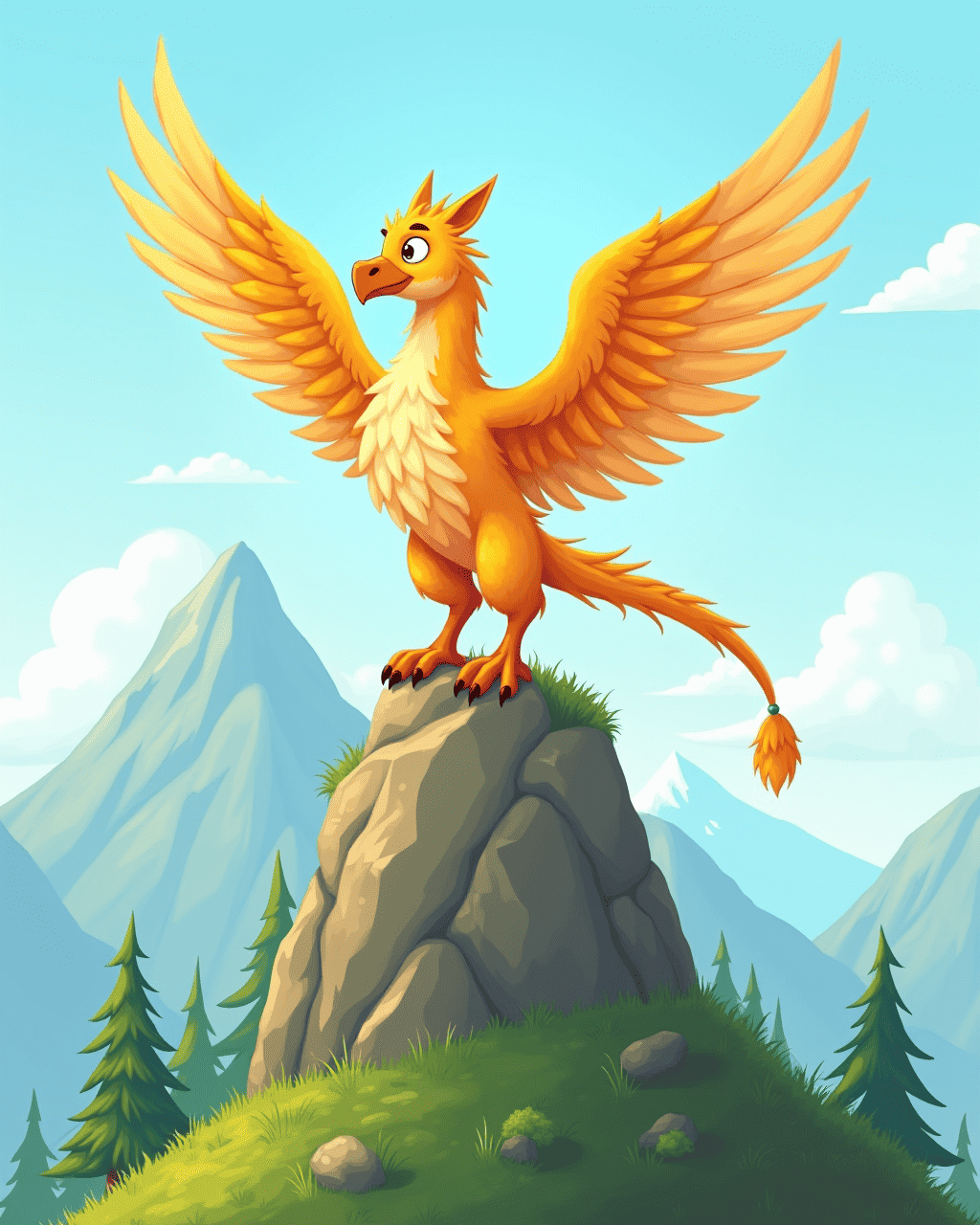 The Griffin Who Wanted a Friend