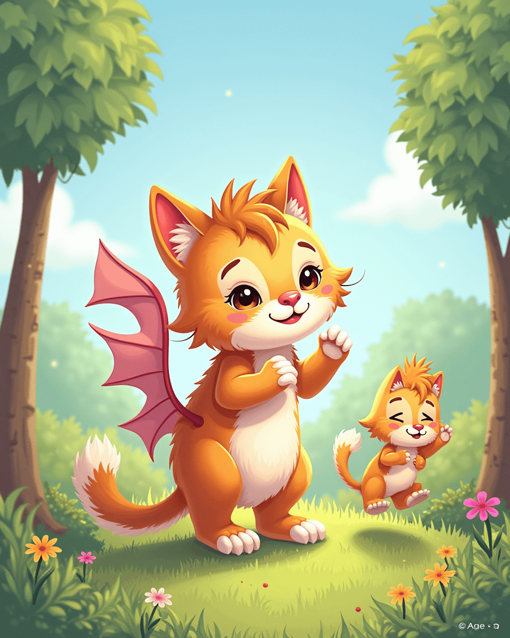 The Kitten That Turns Into Mythical Creatures