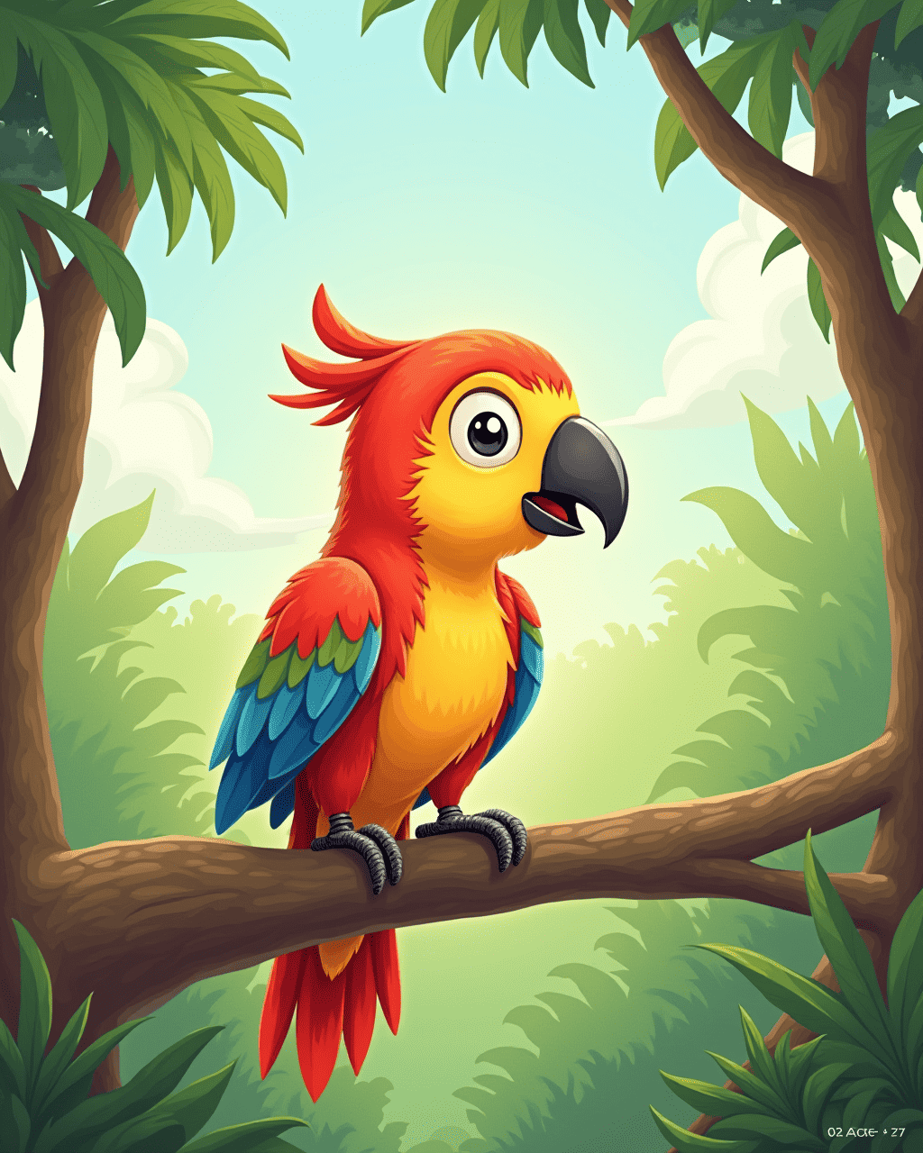 Perry the Riddle‑Riddling Parrot