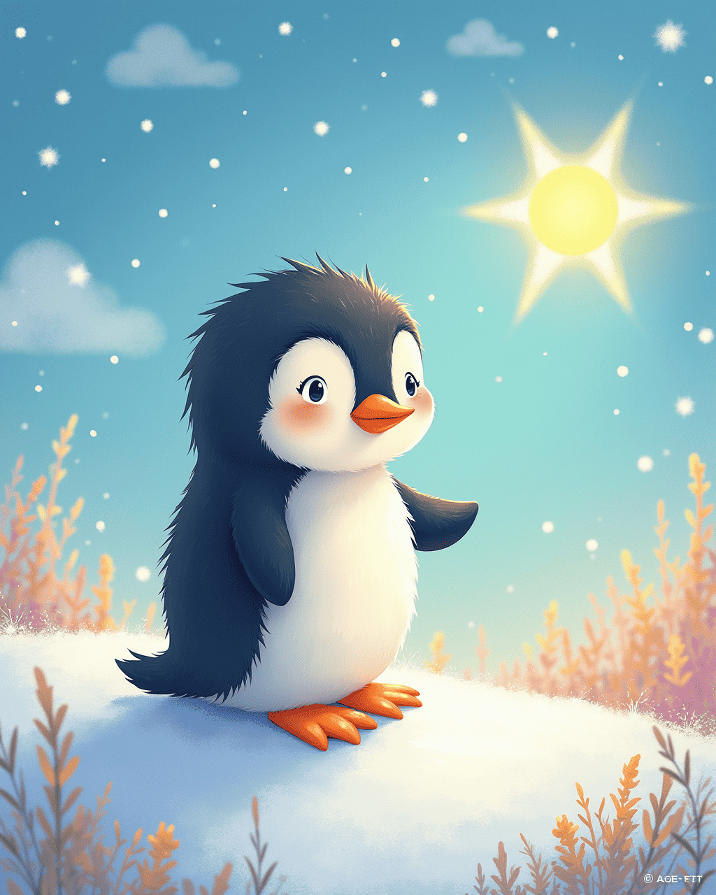 Penny the Penguin's Warm Adventure