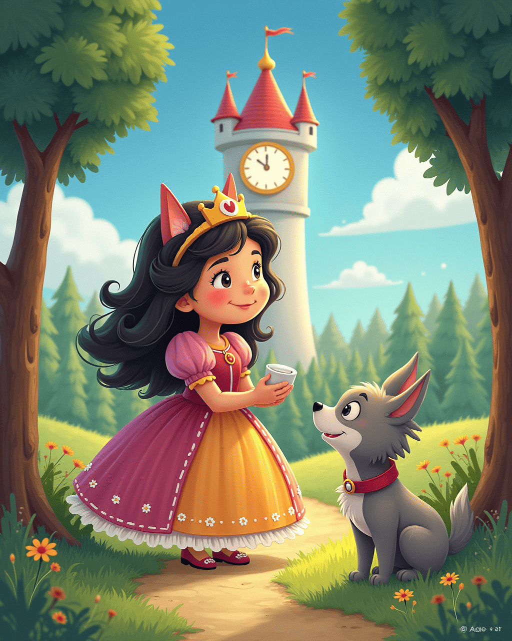 The Princess Who Turns Into a Wolf at Noon