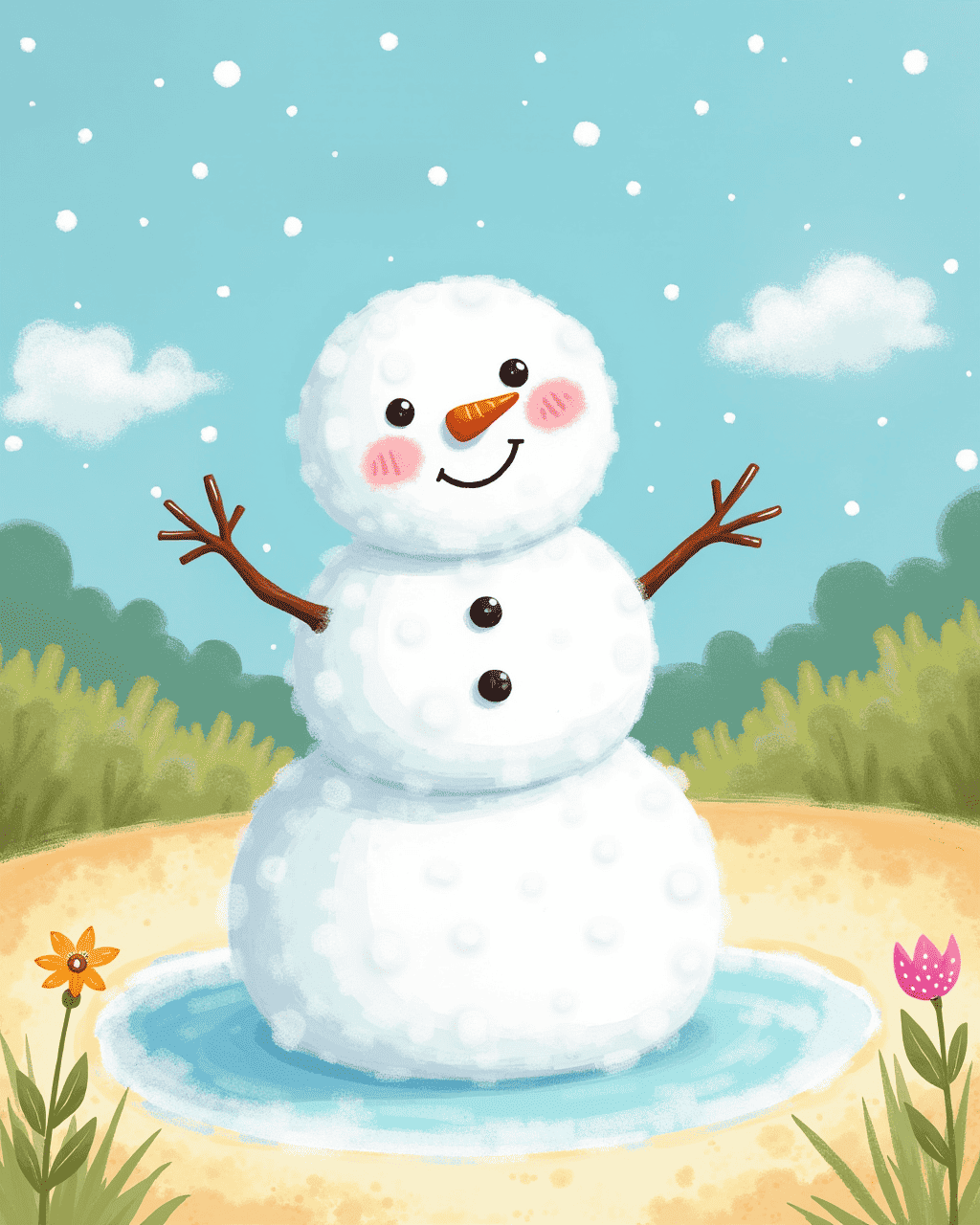 The Snowman Who Prefers Summer