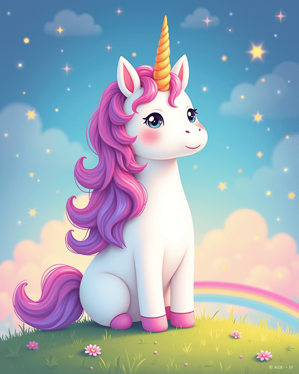 The Unicorn Who Lost Its Color