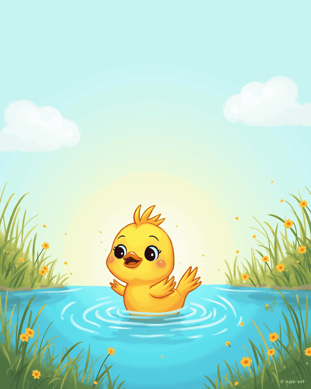 The Baby Bird Who Learned to Swim