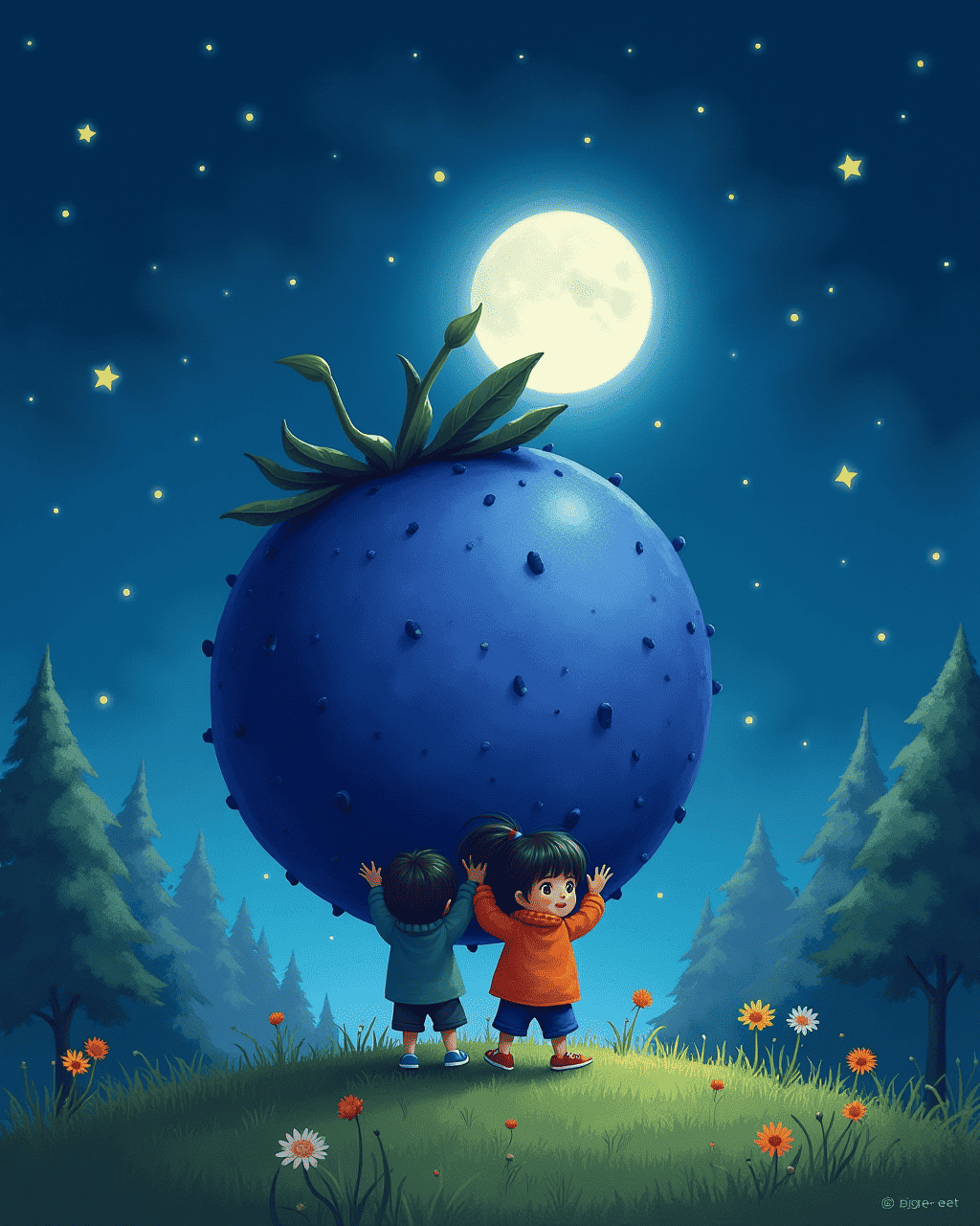 The Giant Blueberry