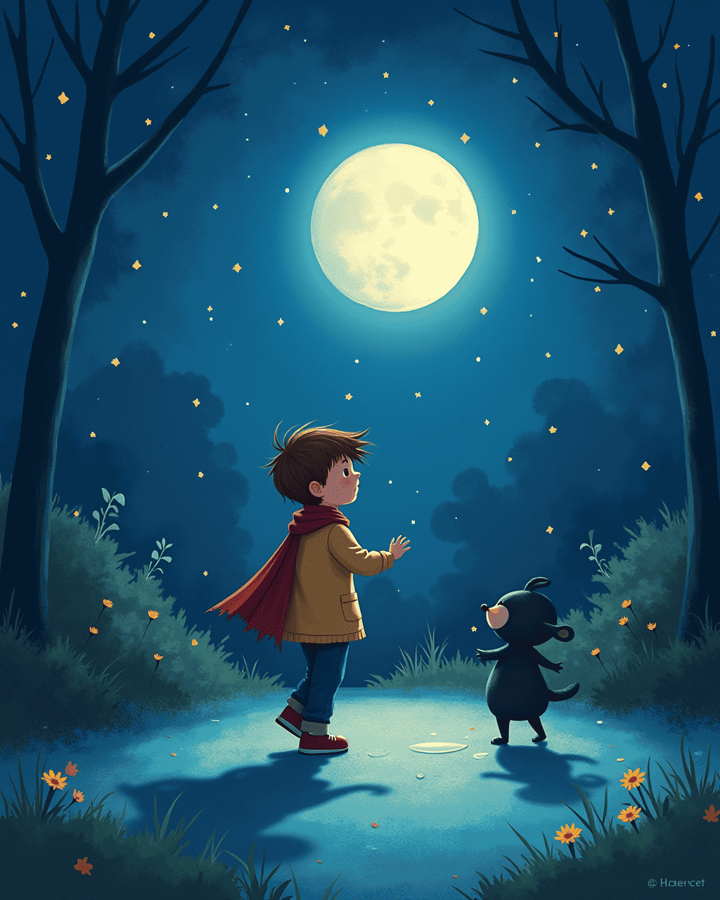 The Boy and His Brave Shadow