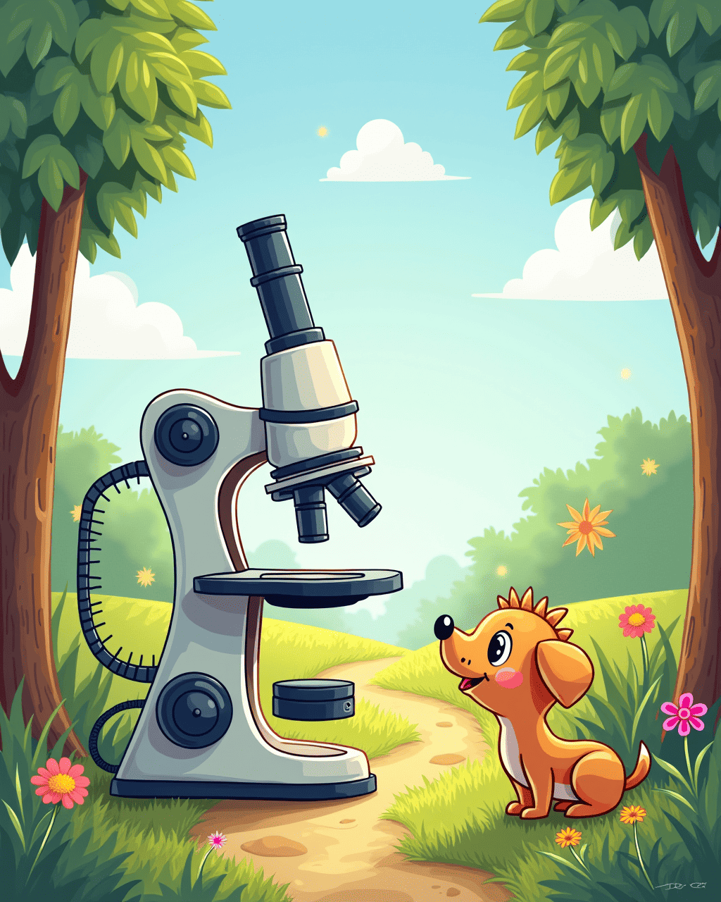 The Adventures of a Curious Microscope