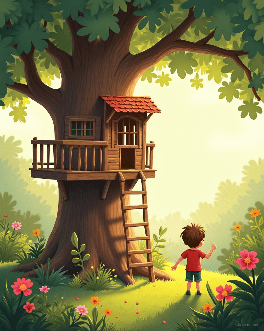 The Boy Who Builds a Treehouse