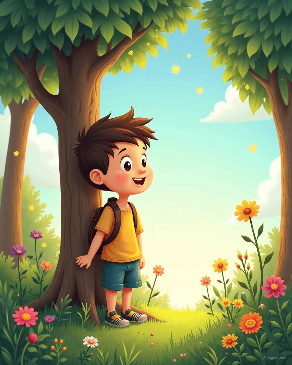 The Boy Who Climbs the Tree to the Sky