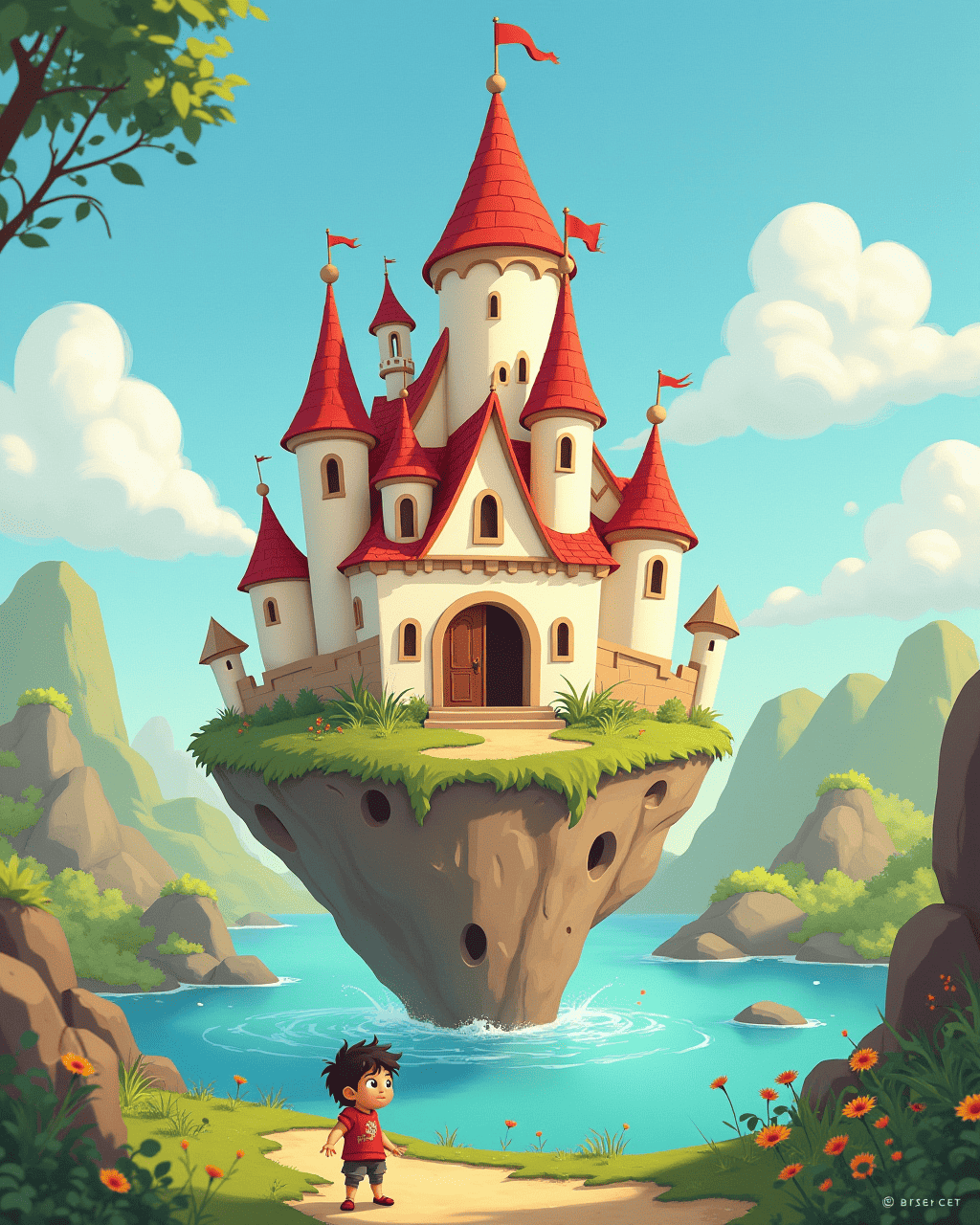 The Boy Who Entered the Floating Castle