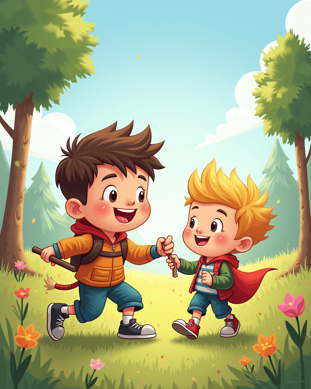 The Boy Who Fights with His Best Friend