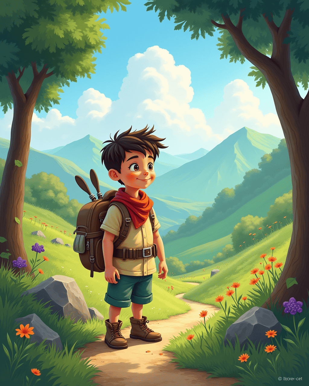 The Boy Who Journeys Through the Valley of Whispers