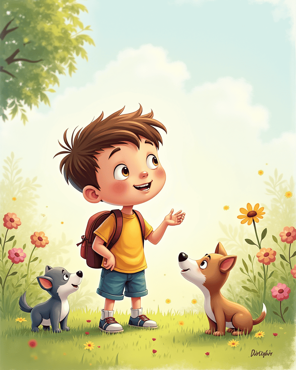 The Boy Who Learns Not to Interrupt