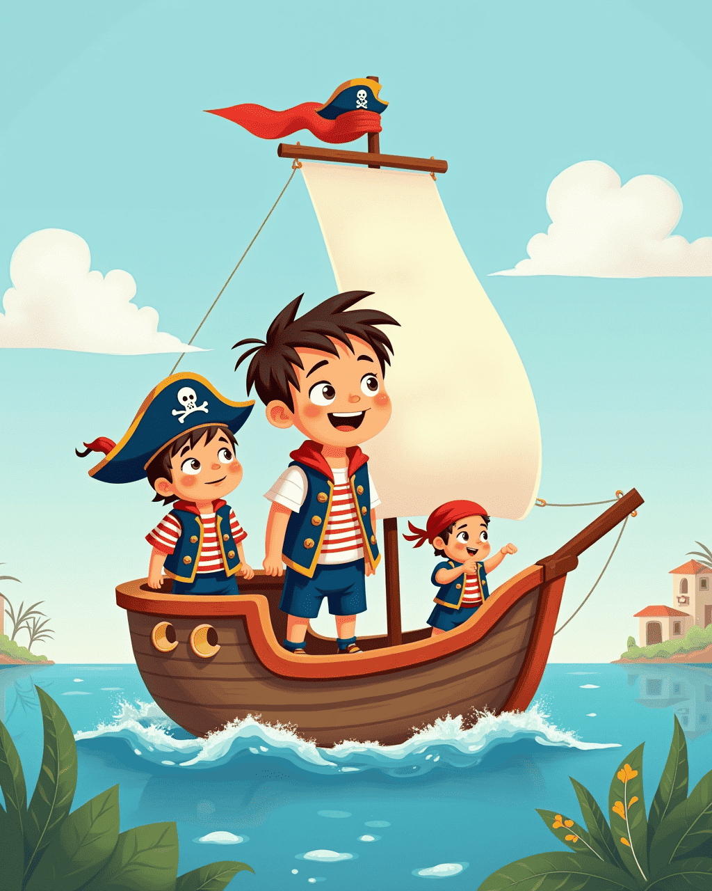 The Boy Who Sets Sail With Mini Pirates