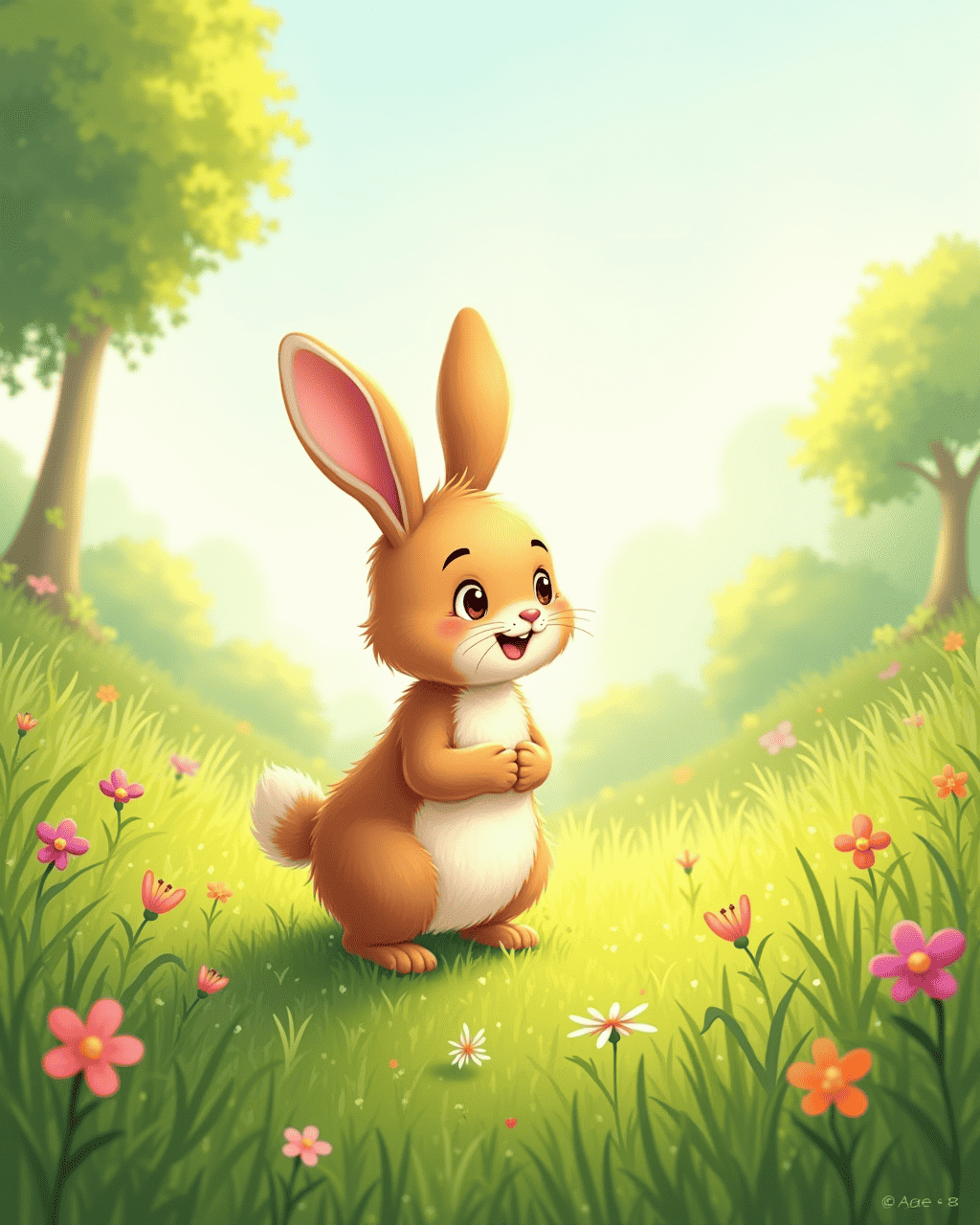 The Bunny Who Was Allergic to Grass