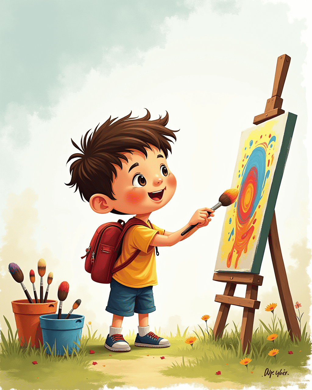 The Child Who Finds Confidence Through Art