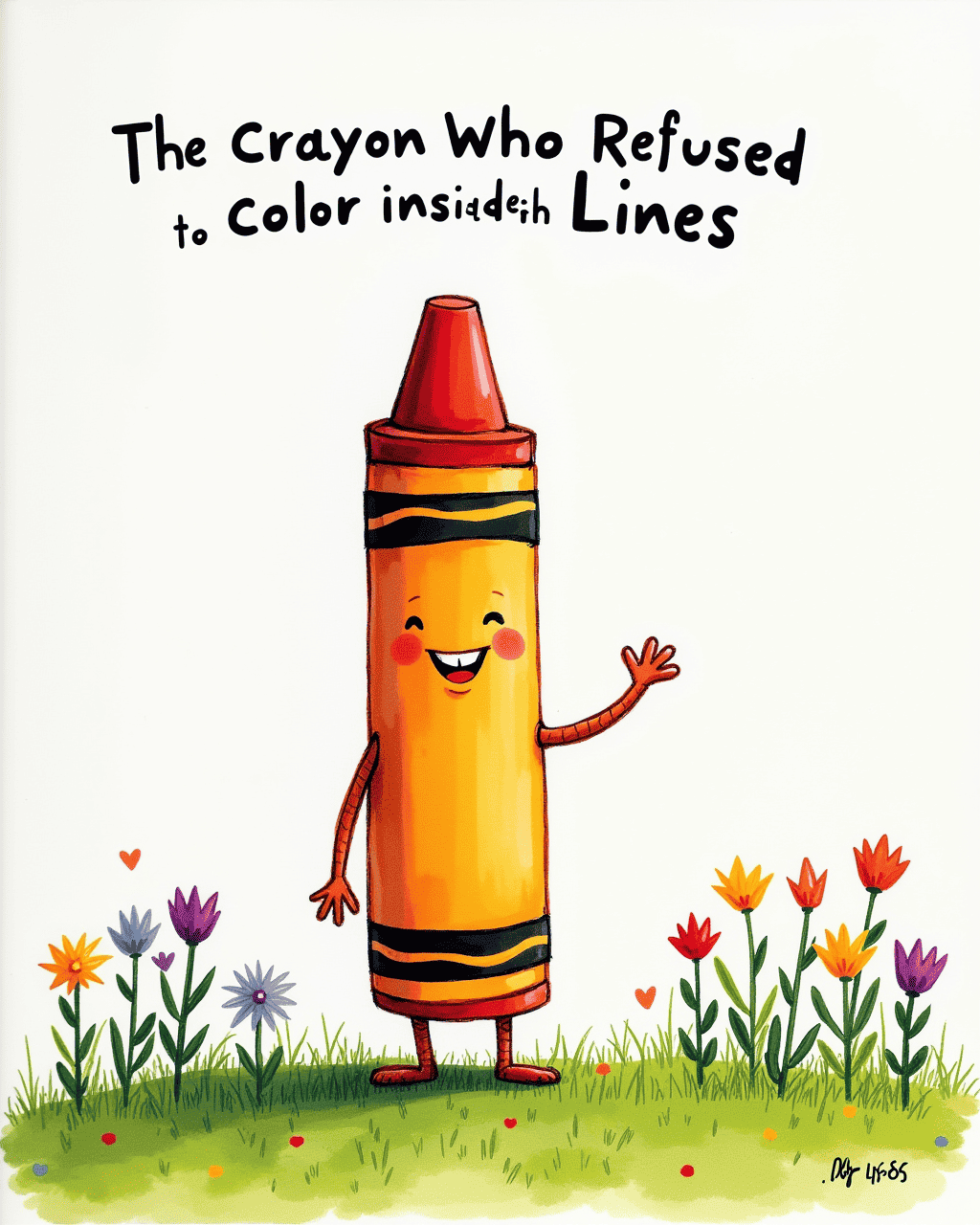 The Crayon Who Refused to Color Inside the Lines