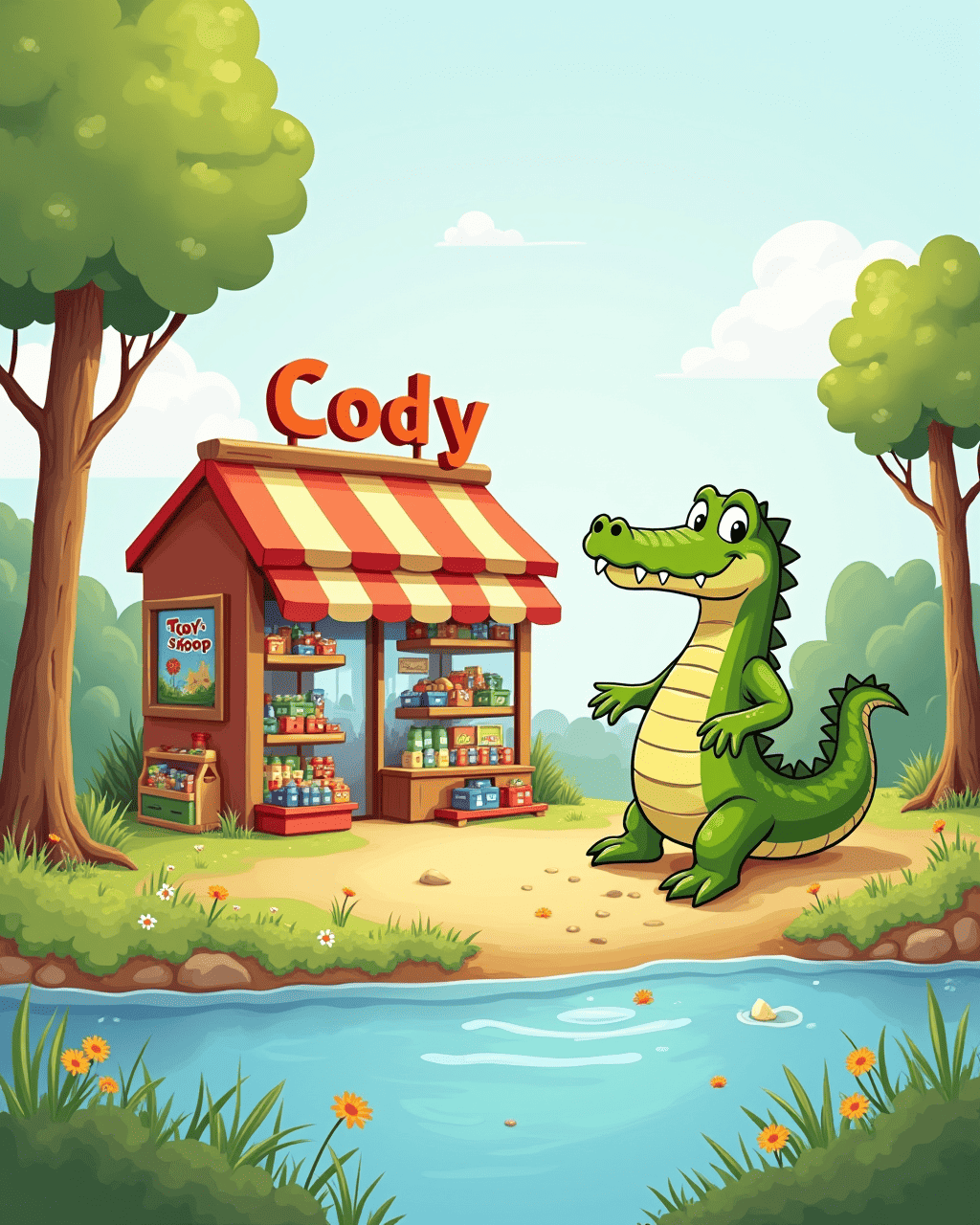 Cody the Crocodile's Toy Shop