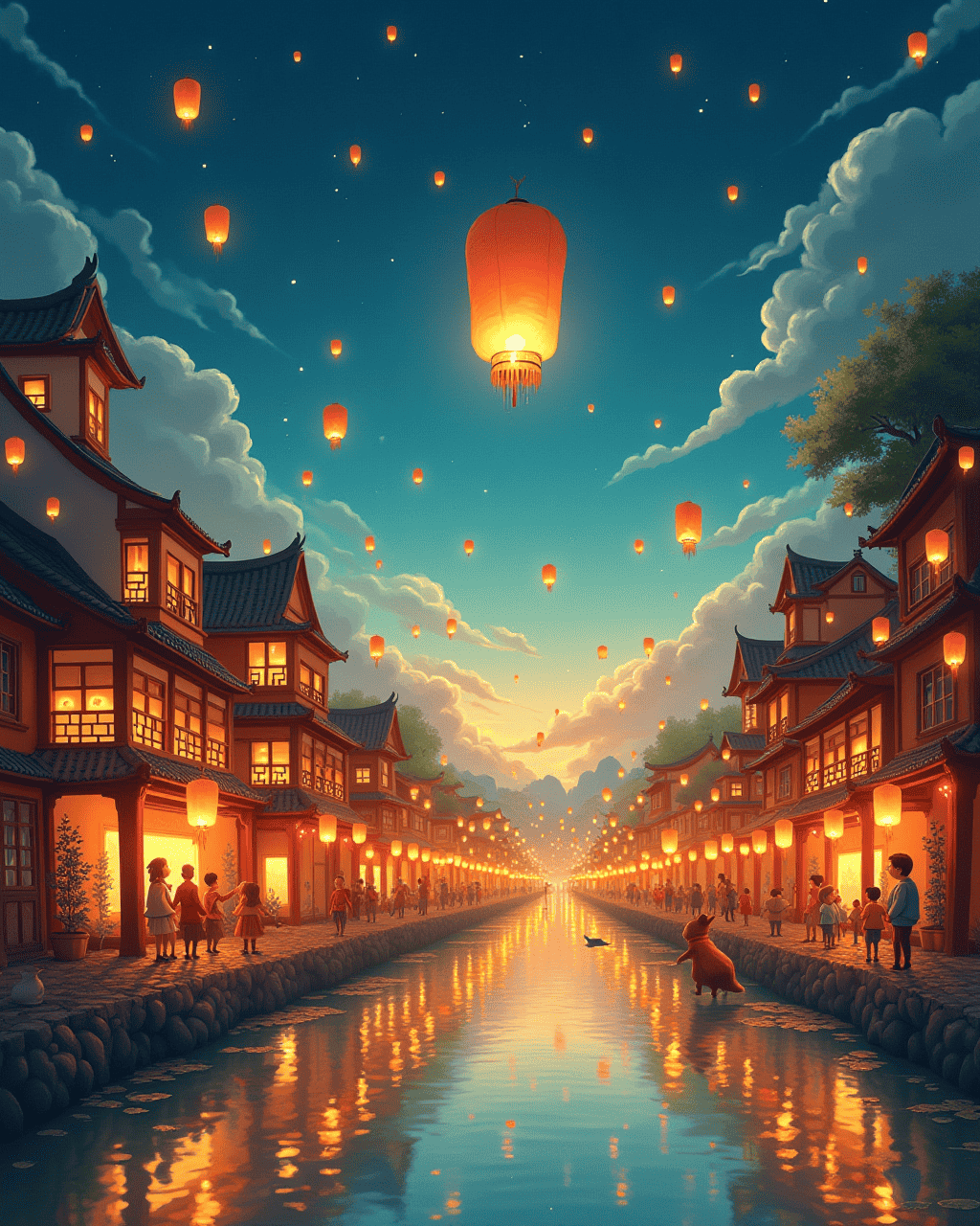 The Festival of Floating Lanterns