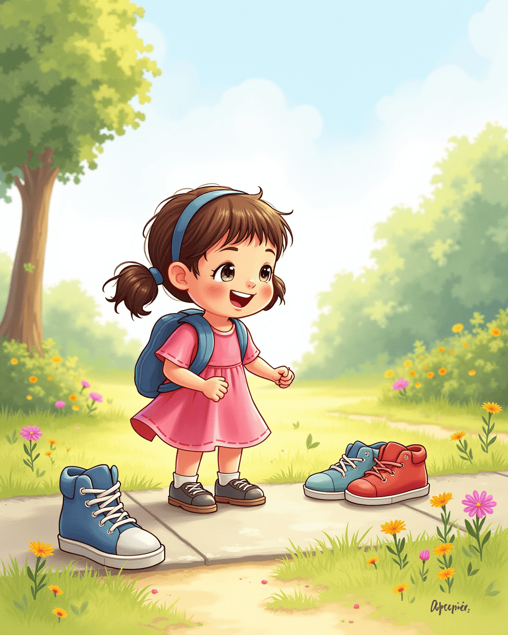 The First Day of School Shoes