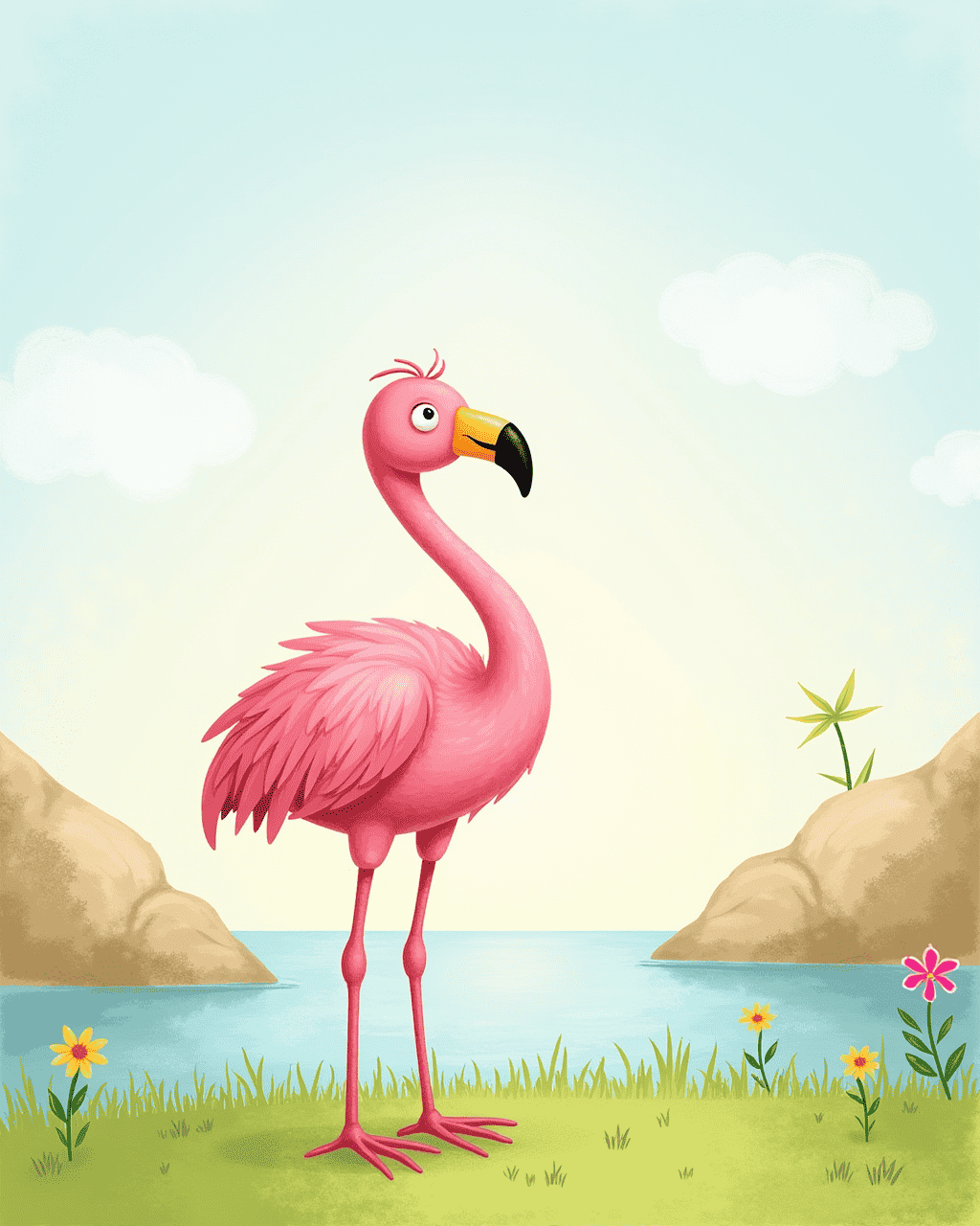 The Flamingo Who Couldn’t Stand on One Leg