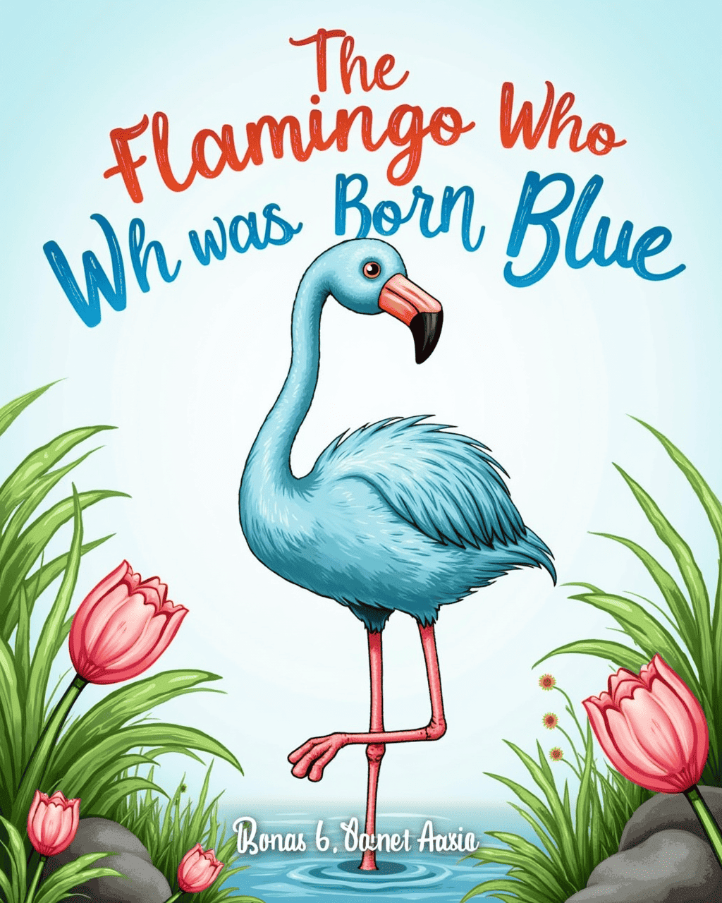 The Flamingo Who Was Born Blue