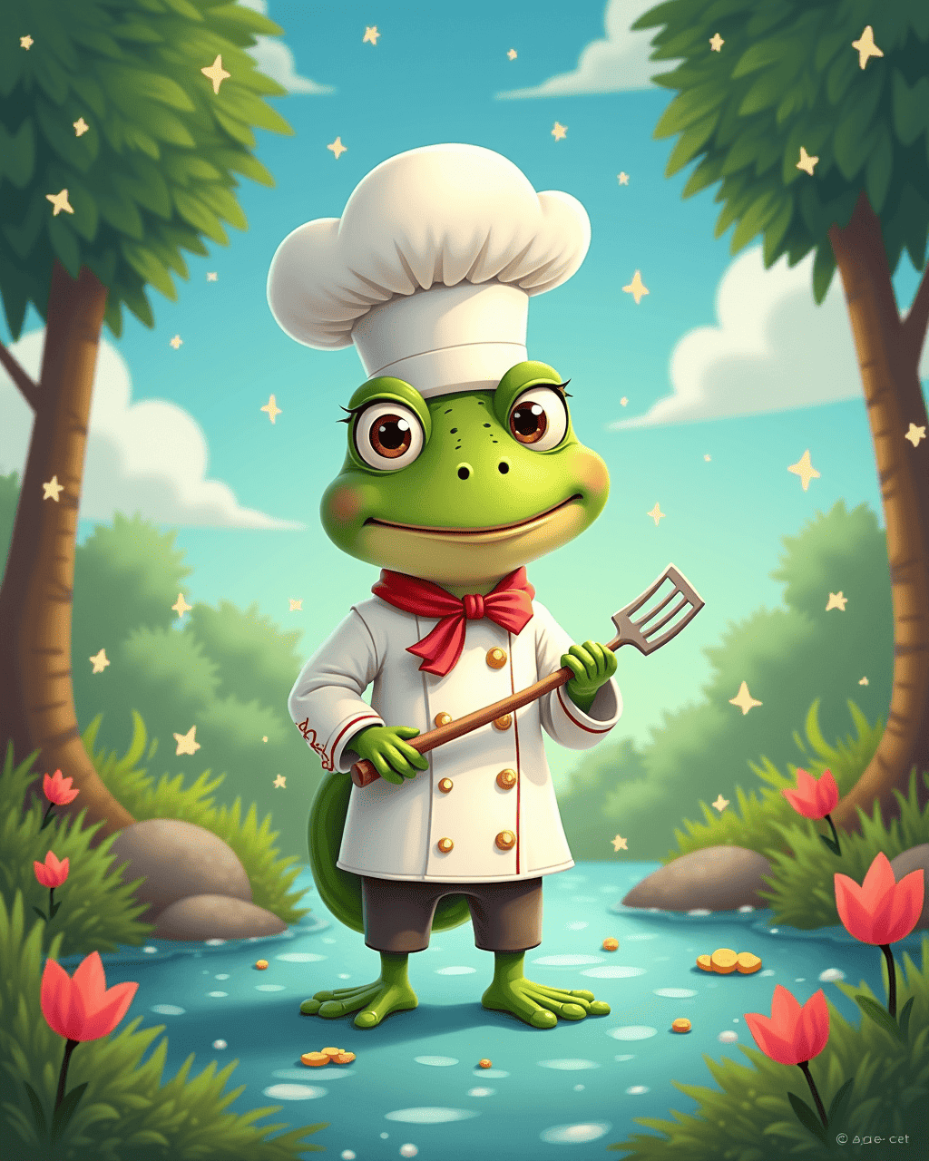 The Frog Who Became a Royal Chef