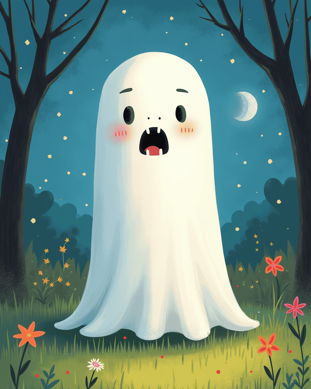 The Ghost Who Is Afraid of Kids