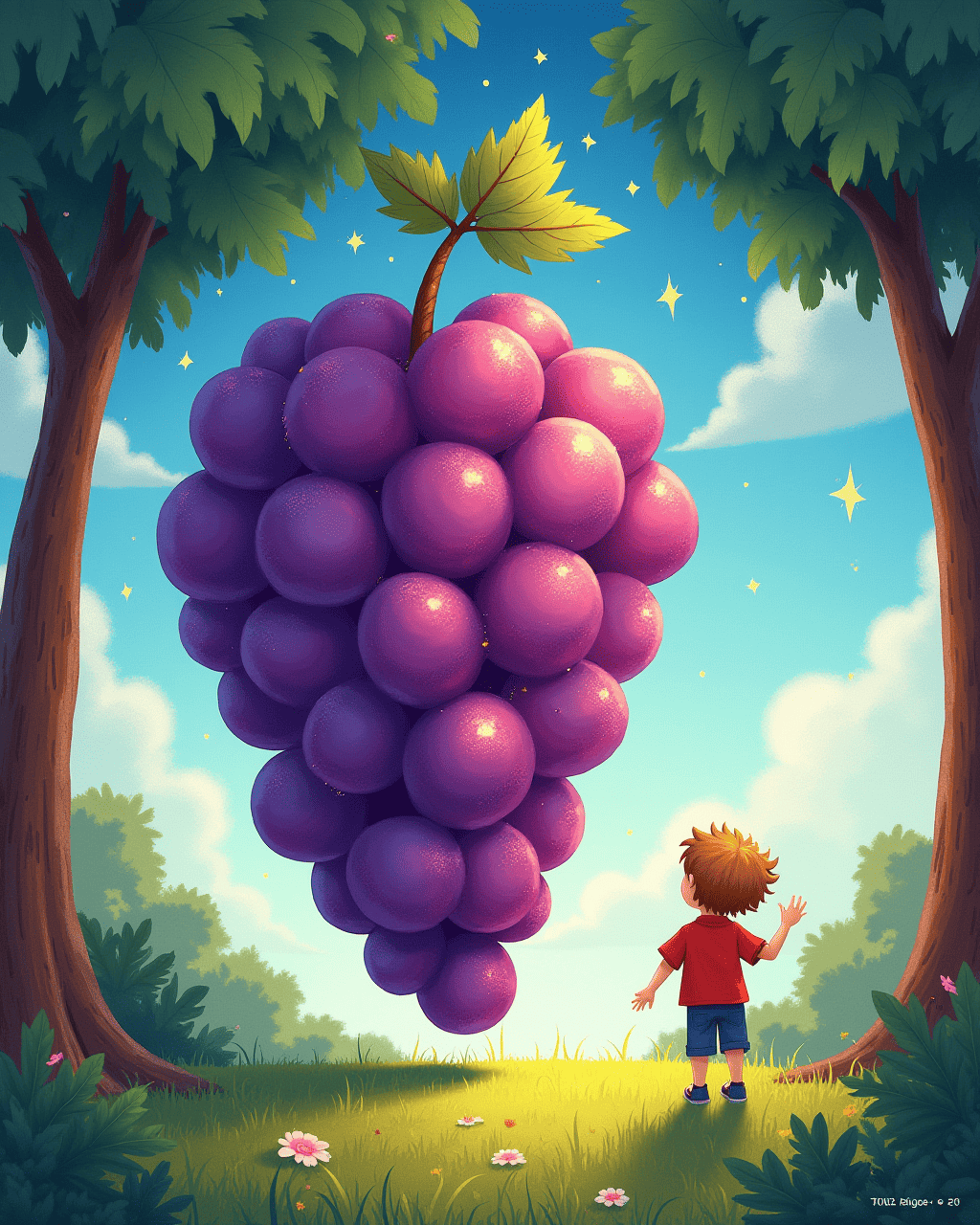 The Gigantic Glittering Grape