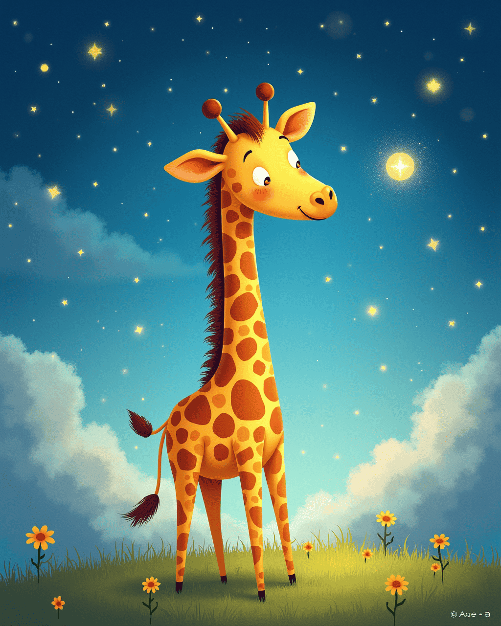 The Giraffe Who Wanted to See the Stars