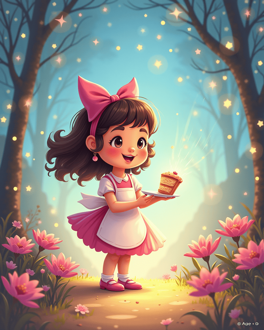 The Girl Who Bakes Magic Spells