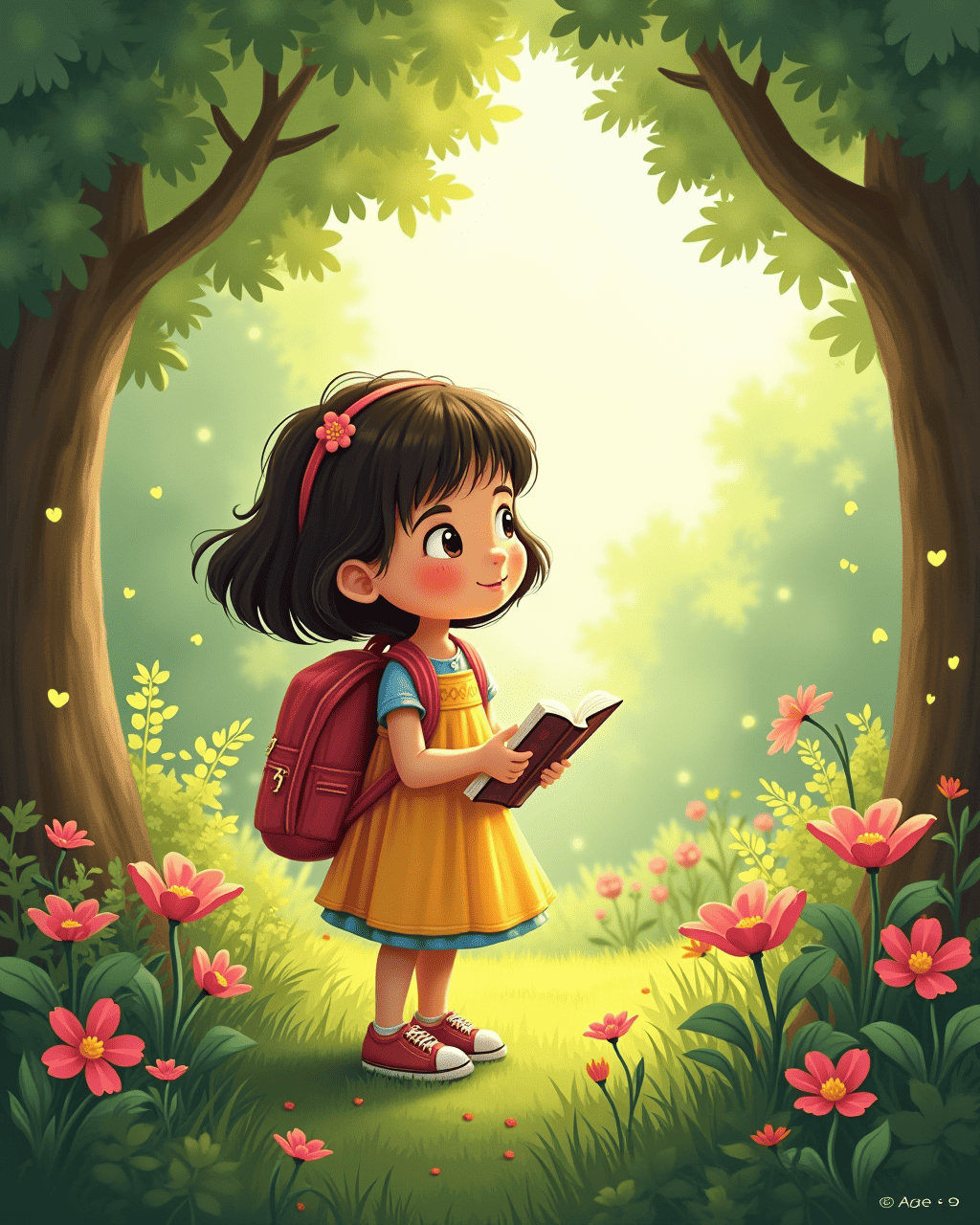 The Girl Who Explores the Talking Forest
