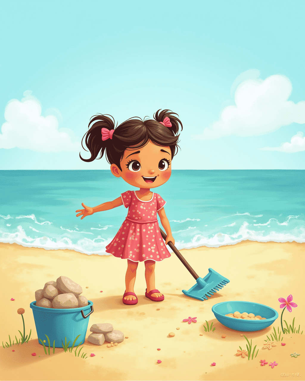 The Beach Cleaning Girl