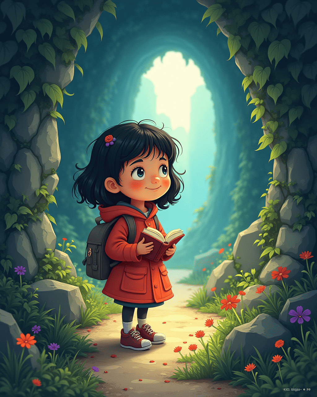 The Girl Who Finds the Hidden Underground City