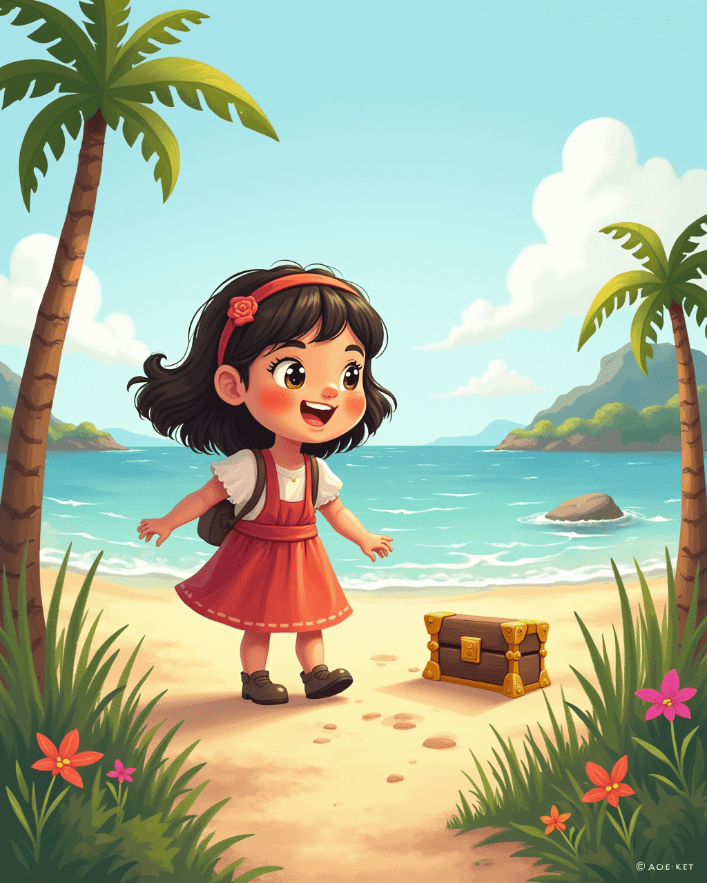 The Girl Who Returns a Lost Treasure