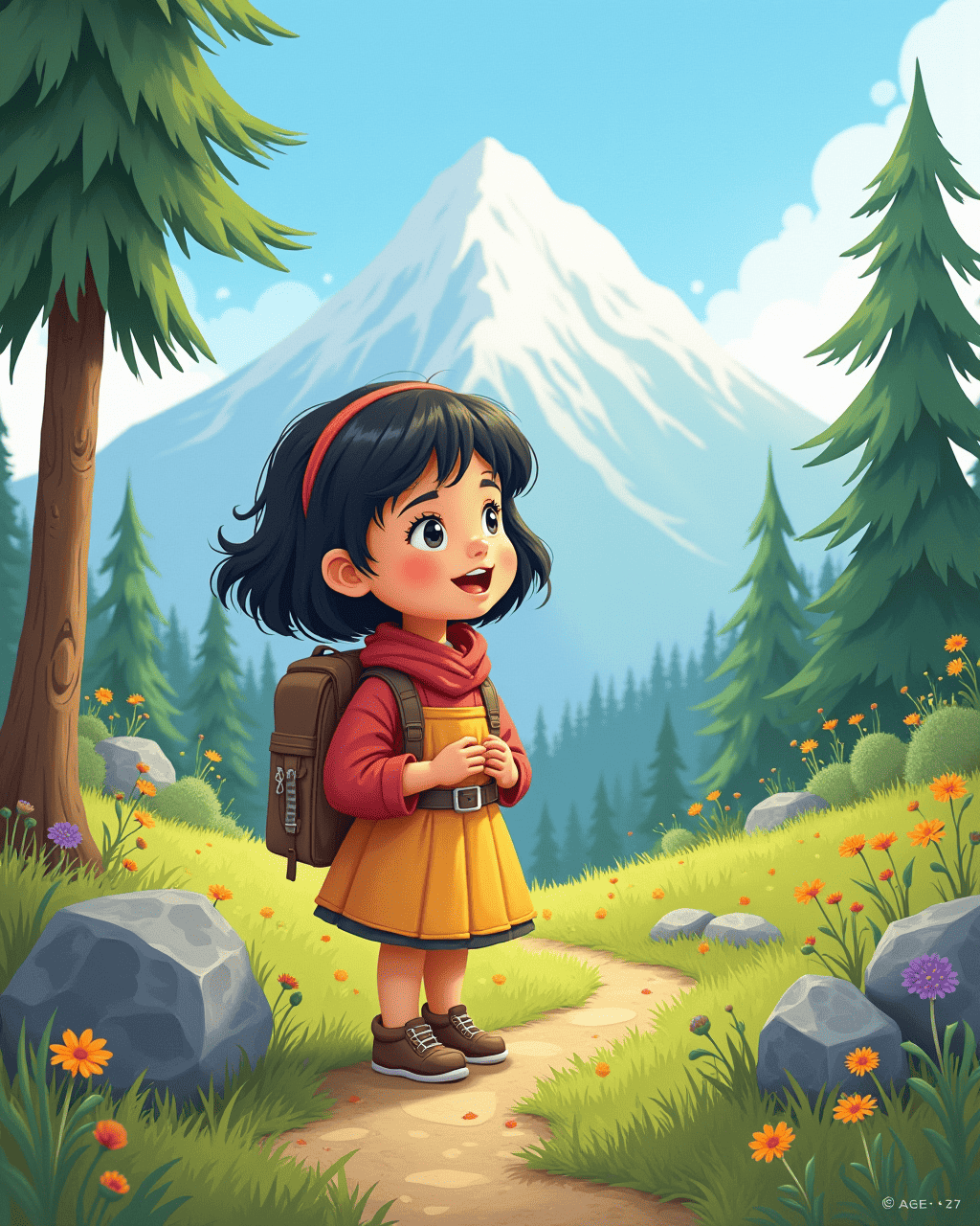 The Girl Who Speaks to the Mountain Spirits