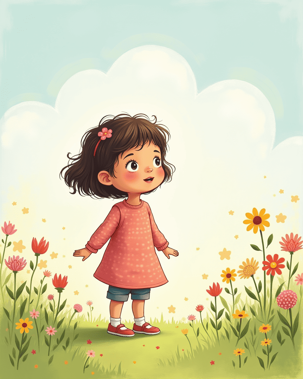 The Girl Who Shares Kind Words