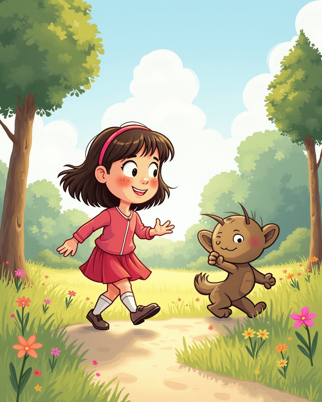 The Girl Whose Shadow Was a Prankster