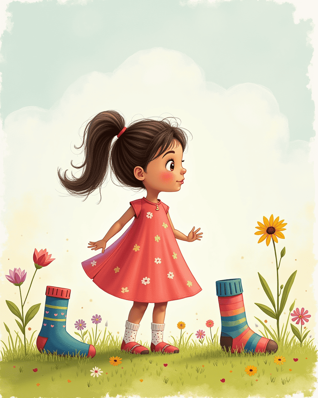 The Girl Who Never Matched Her Socks On Purpose