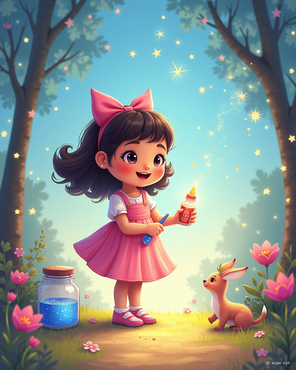 The Girl With the Magic Glue