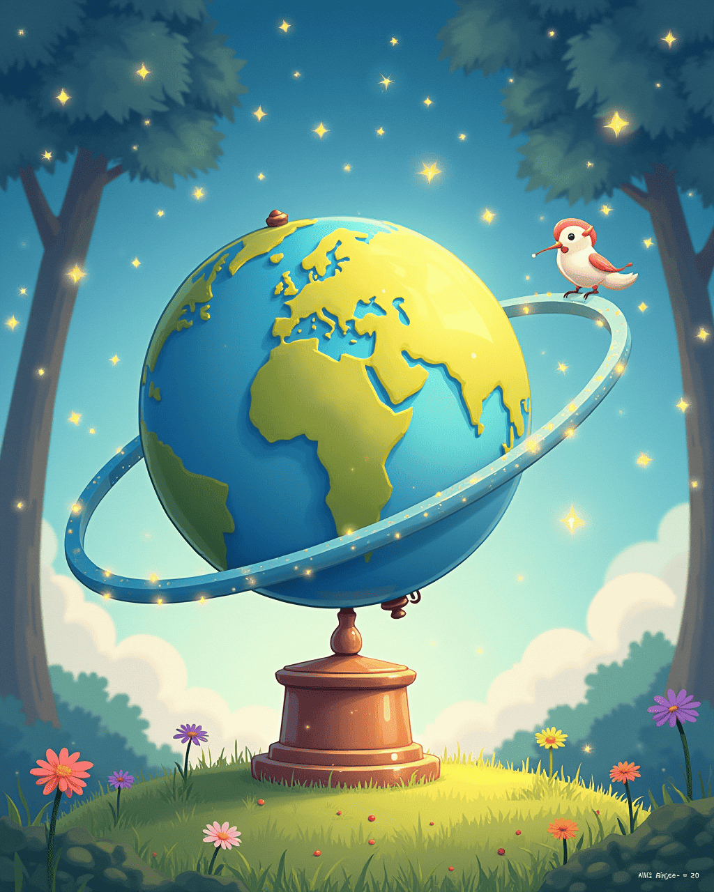 The Globe That Spins on Its Own