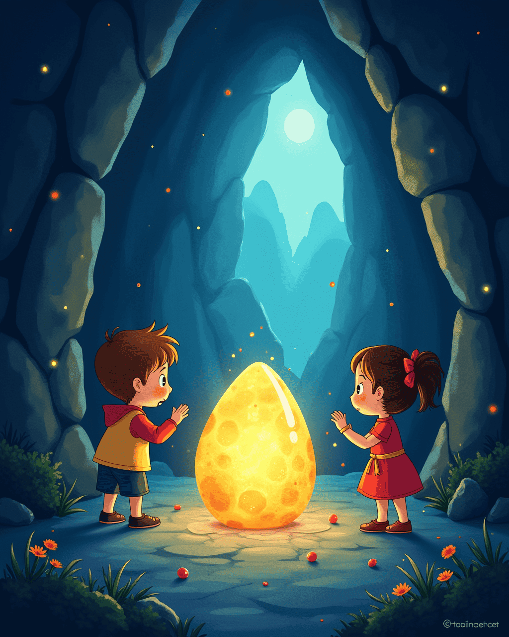 The Glowing Marble of Wishes