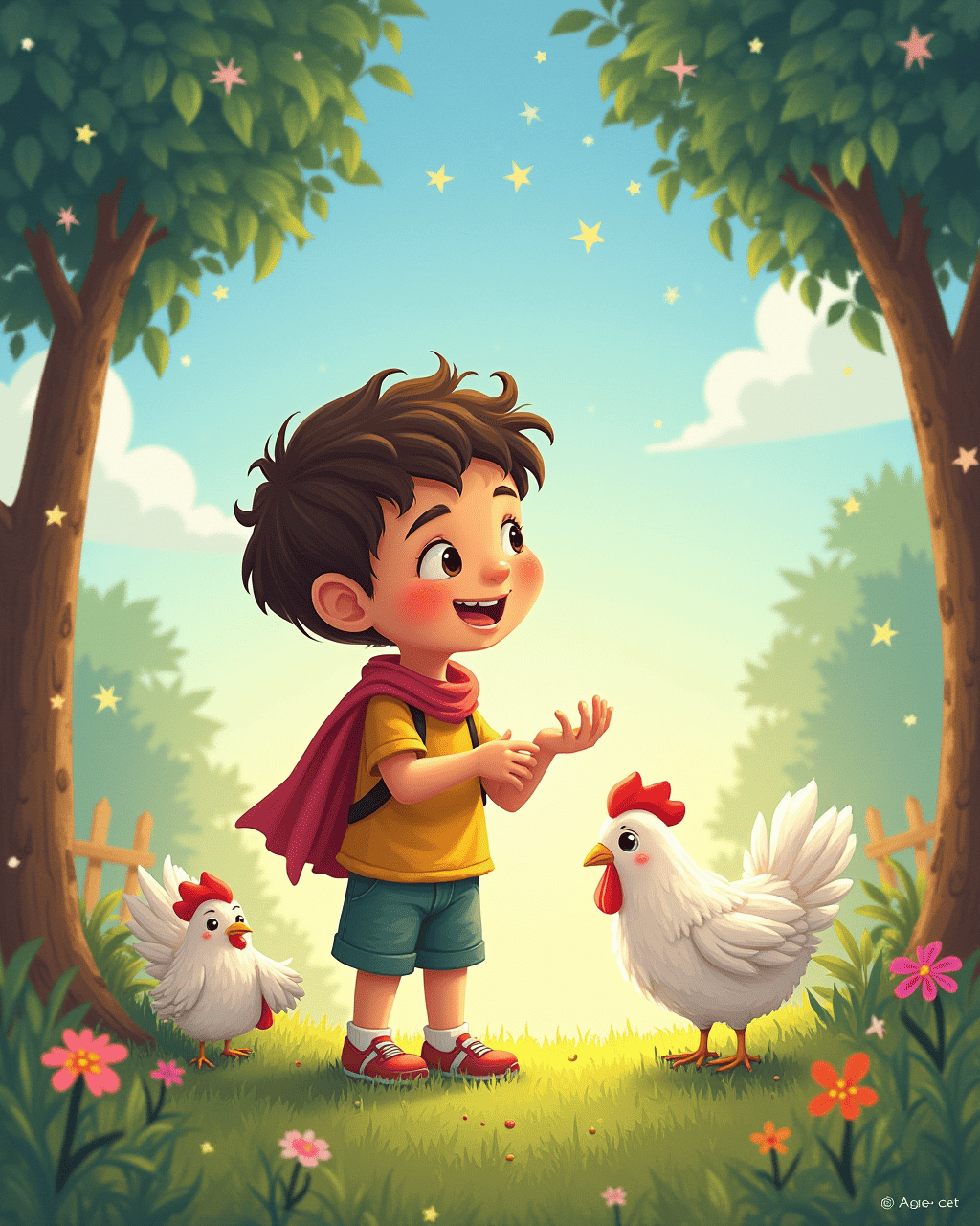 The Kid Who Could Summon Chickens
