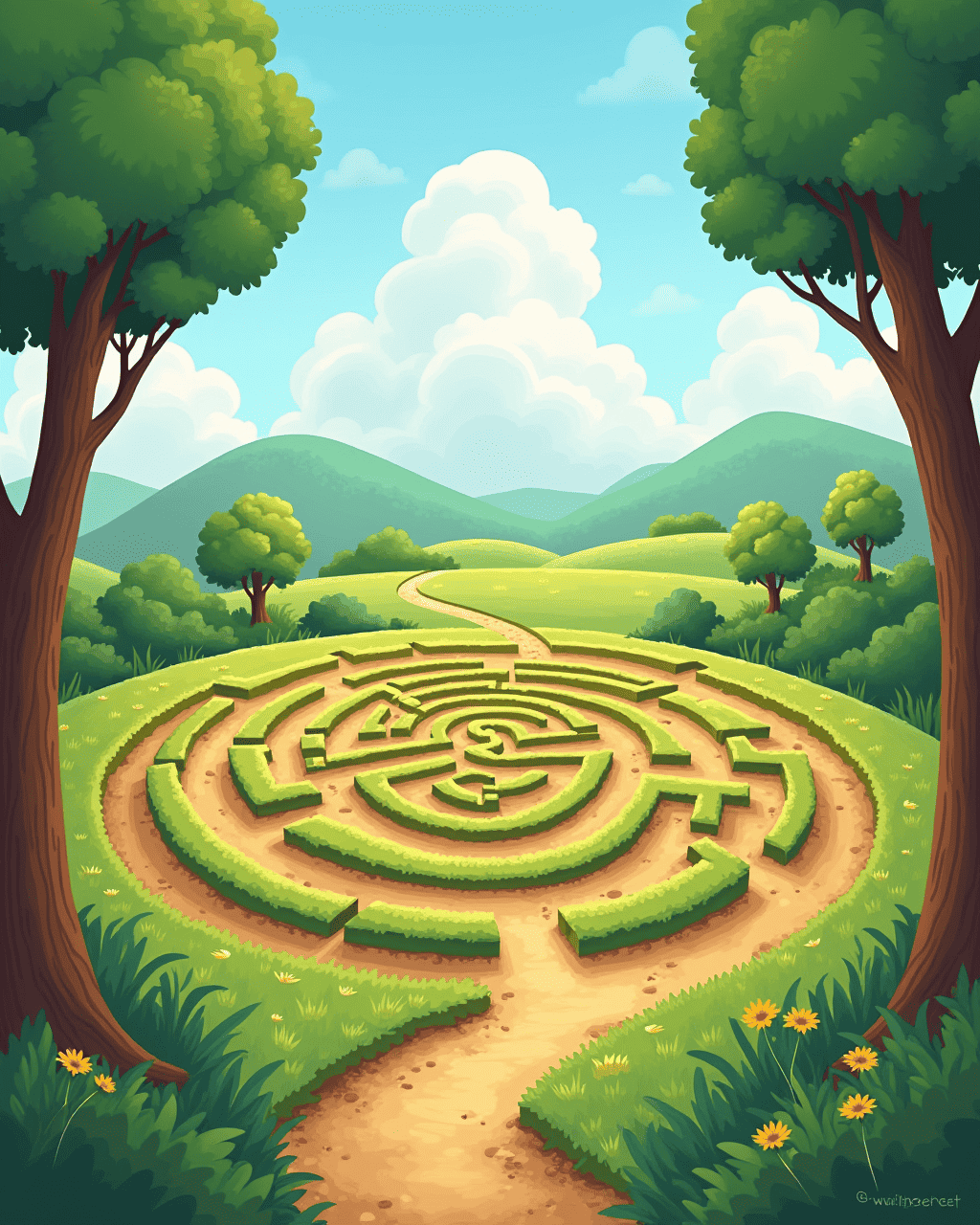 The Living Maze Adventure