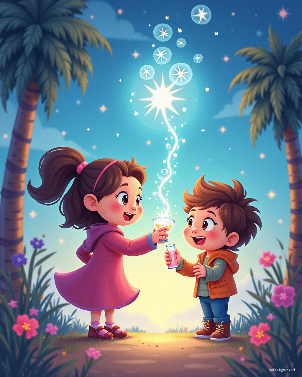 The Chemical Adventure: Kids Who Travel Through Reactions