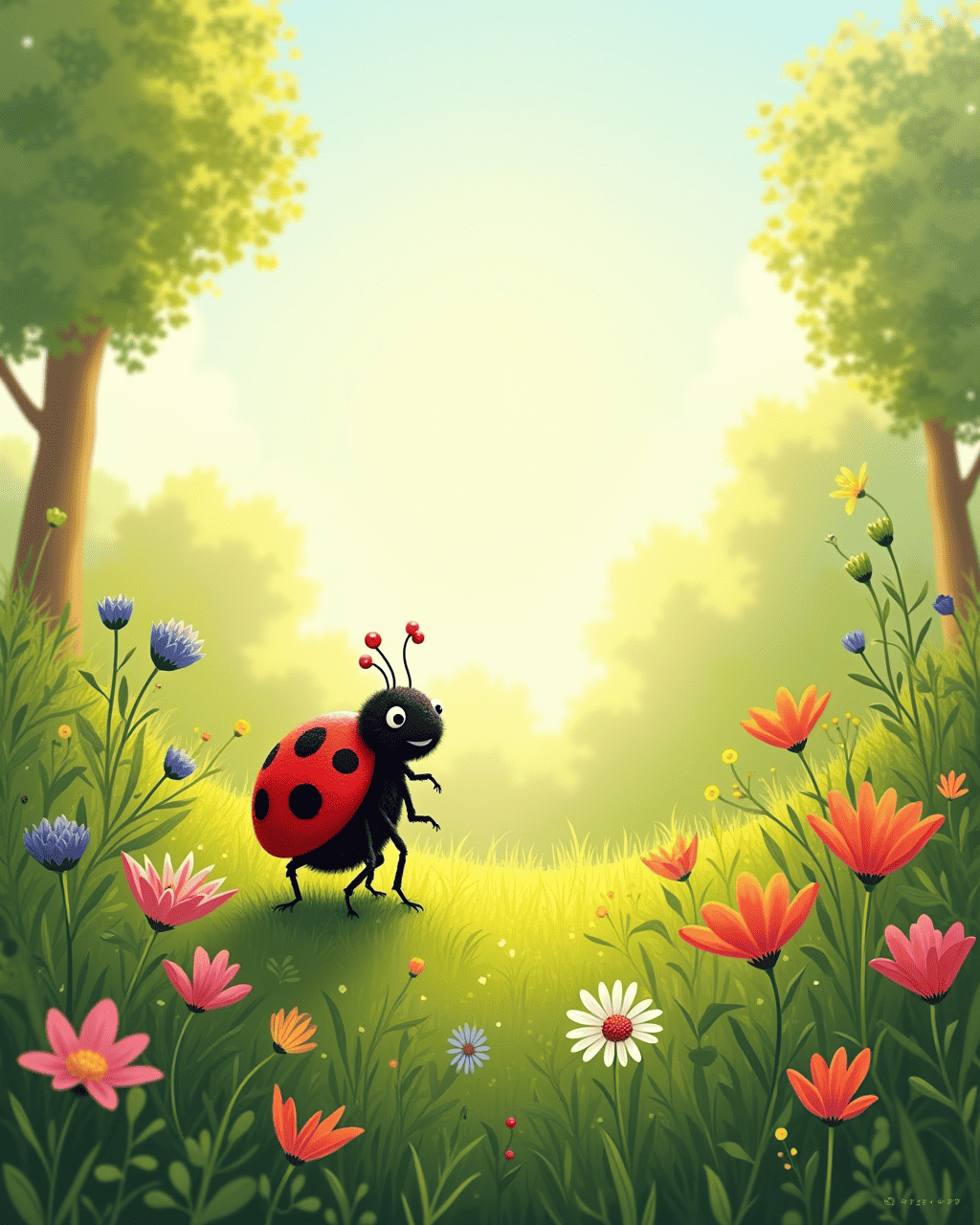 The Ladybug Who Saves the Garden