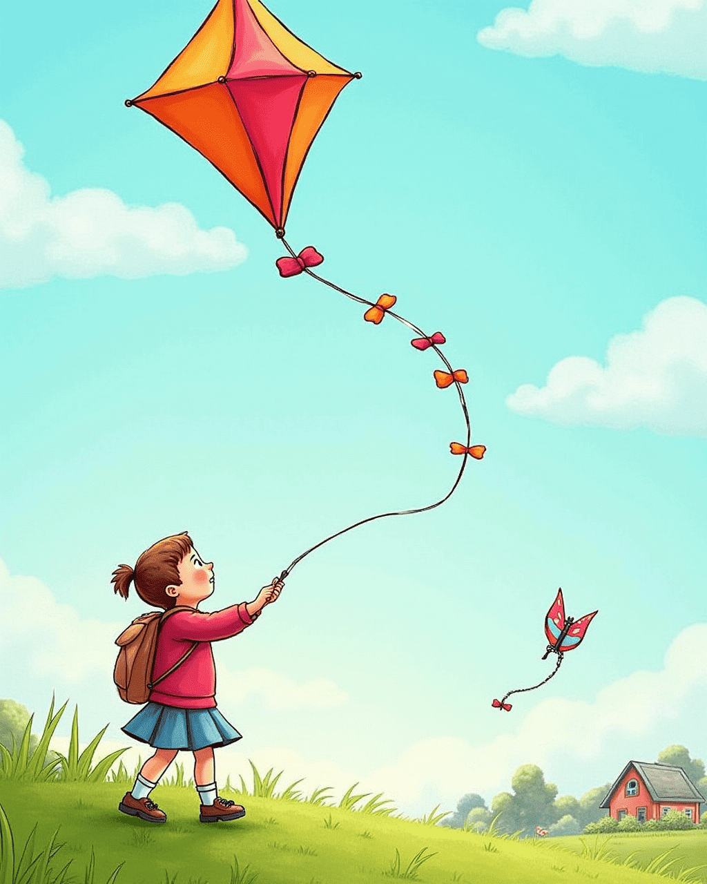 The Magic Kite That Guides Lost People